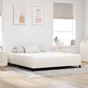 Materasso-Materasso per letto Crema 180 x 200 cm Tessuto