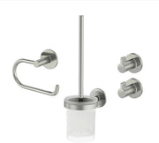 Set di accessori per la cucina con spazzola e contenitore per carta 2 pezzi