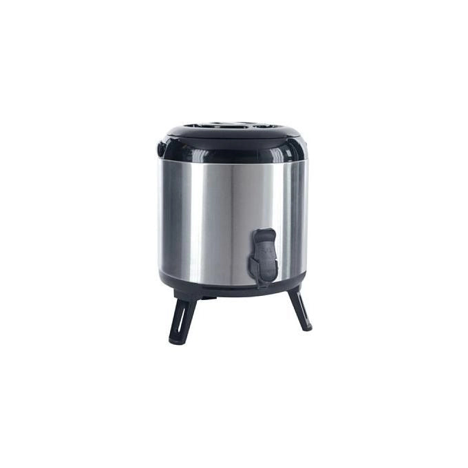 ILSA 1107 Distributore Termico con Rubinetto Erogatore 8 Litri Acciaio Inox con Maniglia per Trasporto e Doppia Parete Adatto per Bevande Calde e Fredde colore Acciaio