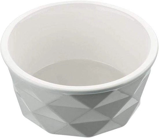 Piatto Ceramico Antiscivolo 550 ml Grigio - Piatto per Cibi e Bevande EIBY