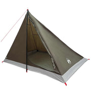 Tenda da backpacking Marrone e Grigio 4 persone