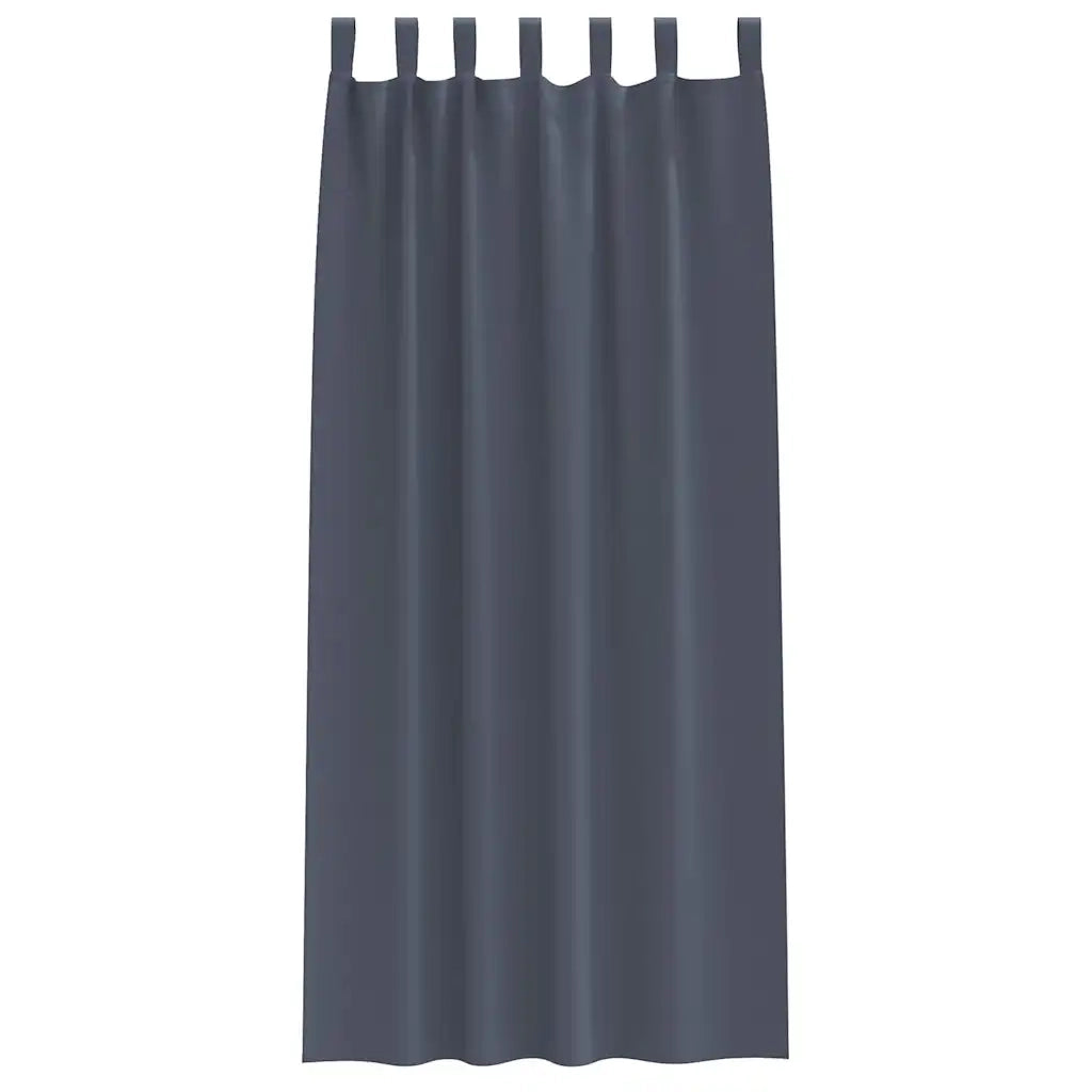 Tende Blackout con Anelli 2 pcs Antracite 260 x 140 cm 4107562