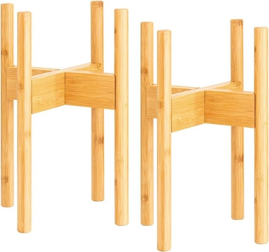 Set di Piante in Bamboo Adattabili - Set da 2 - Beige - Per Interno e Esterno
