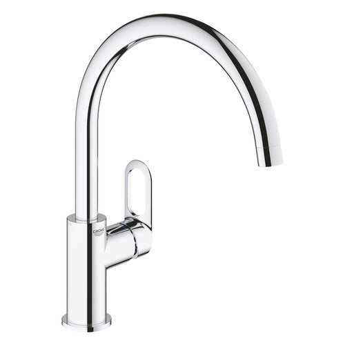 Miscelatore lavello grohe 31555001 start flow cromo starlight