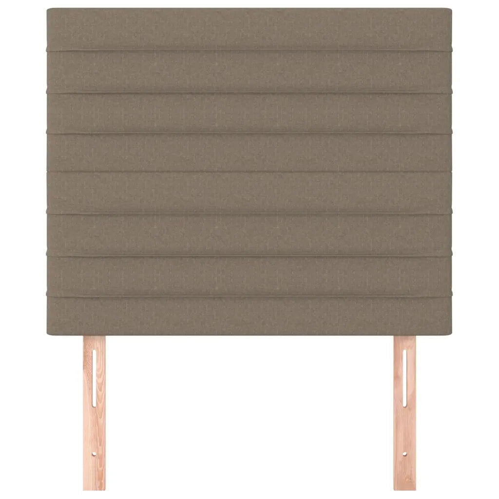Testiera | Testata per letto Tortora 80x5x118/128 cm Tessuto