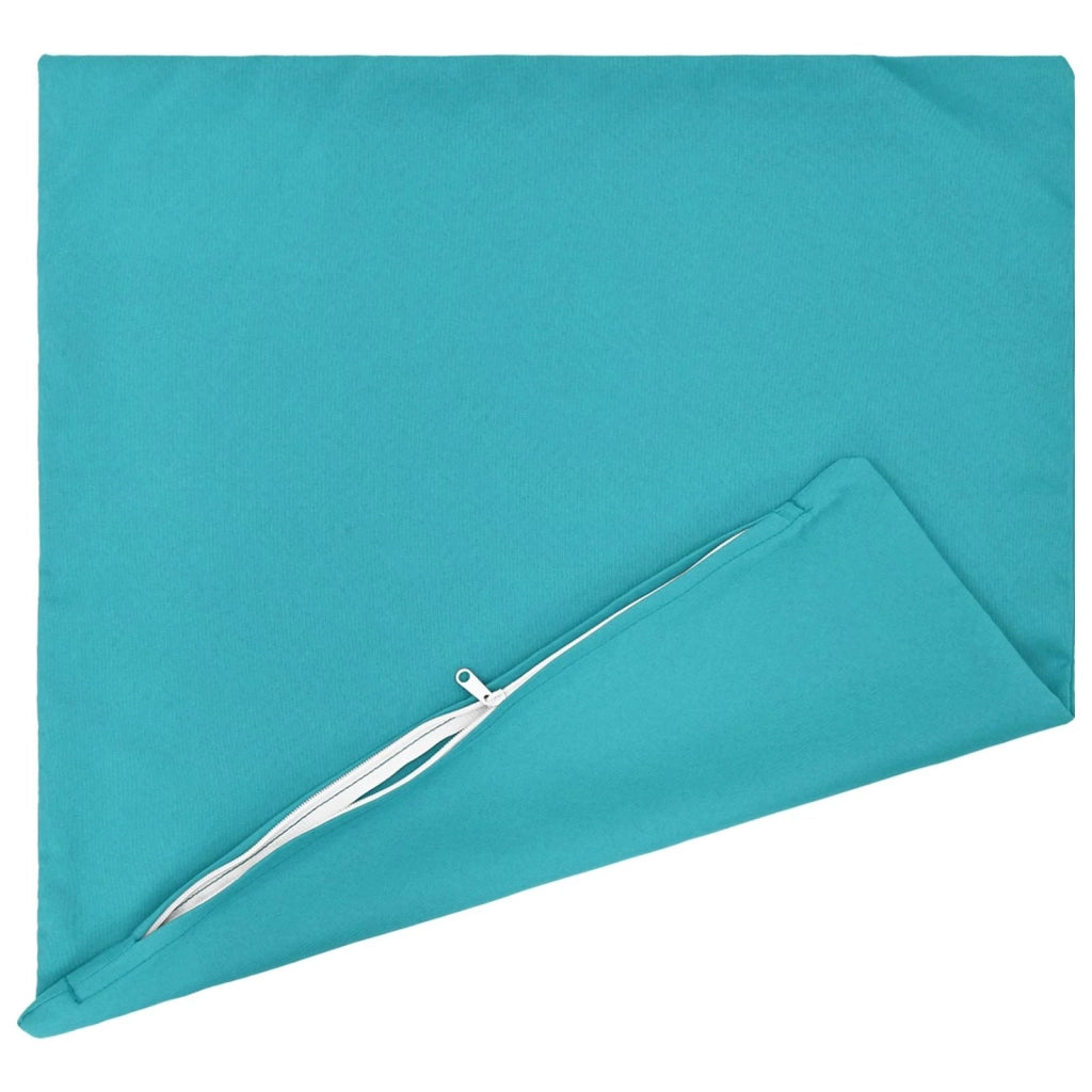 Federa 2 pcs HEERLEN Turchese 45 x 45 cm Poliestere 910537