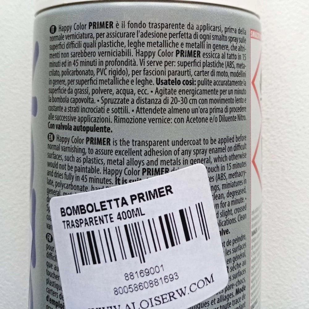 Saratoga bomboletta happy color 400ml primer aggrappante per superfici difficili