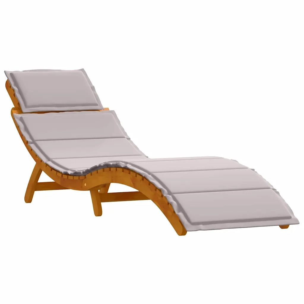Lettino prendisole 2 pcs Talpa Legno di Acacia Massello 4107098