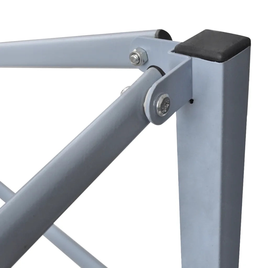 Gazebo | Pergolato Professionale Pieghevole 2x2 m in Acciaio Crema