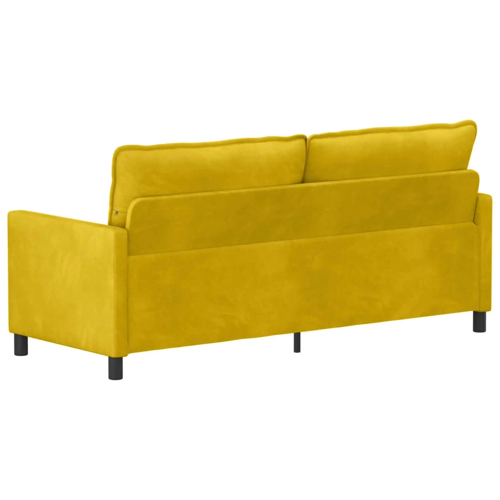 Divano Giallo 196 x 81 x 87,5 cm Velluto 42028887