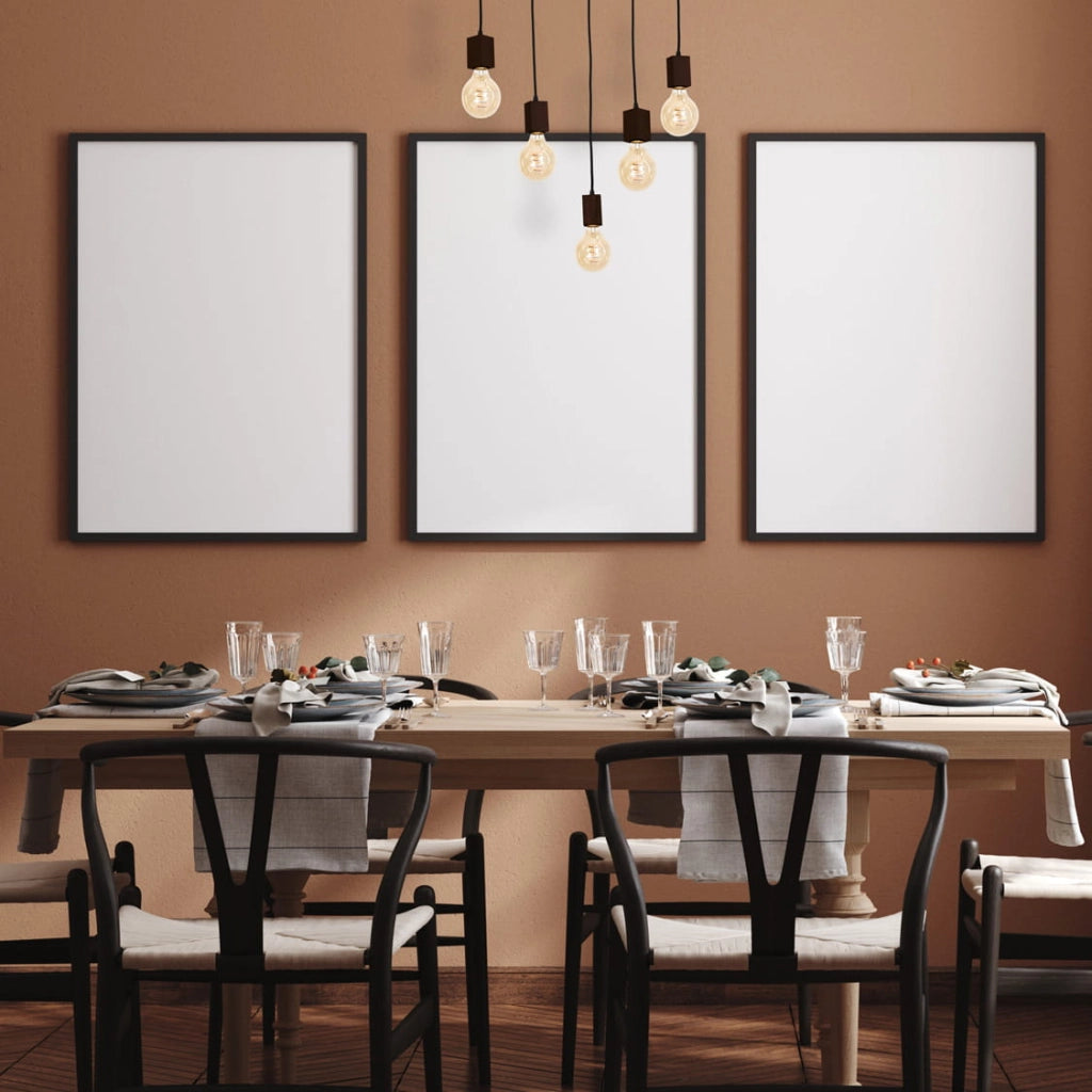 Lampadario JACK Milagro 5 luci E27 legno scuro rustico