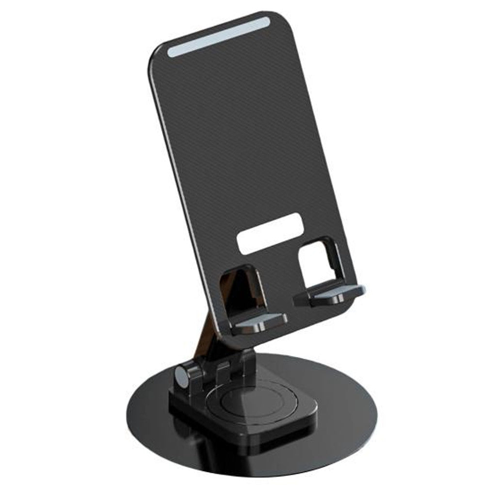 Trade Shop - Supporto Portatile Per Smartphone Tablet Regolabile In Altezza Scrivania Ufficio -
