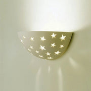APPLIQUE GESSO LAMPADA DA PARETE A LED R7S STELLE LUMINOSE LUCE NATURALE 4000K