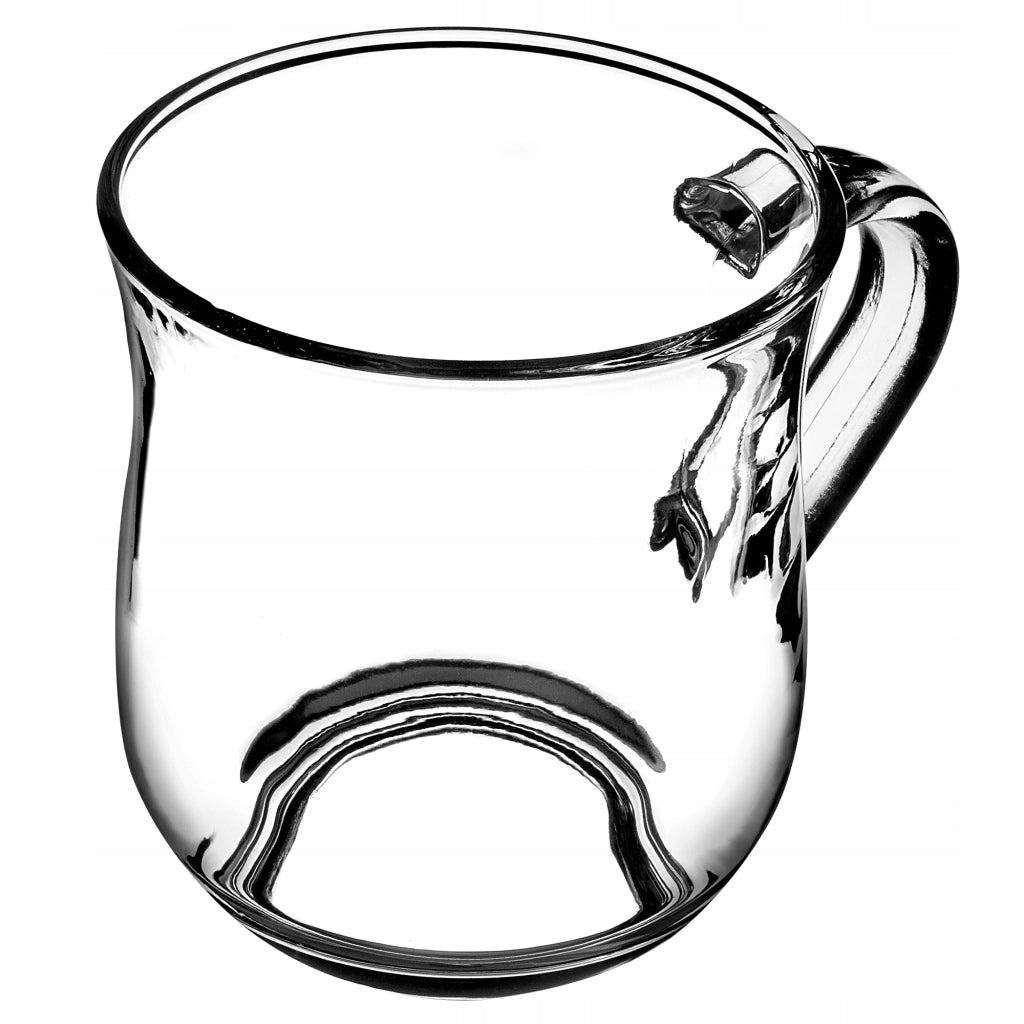 Set di 4 bicchieri da caffè e tè KADAX da 320 ml con manico.