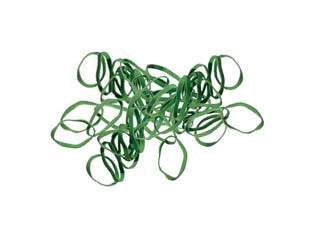 ELASTICI GOMMA VERDE- - ø mm.50 spessore mm.3x1,5 - 1 kg