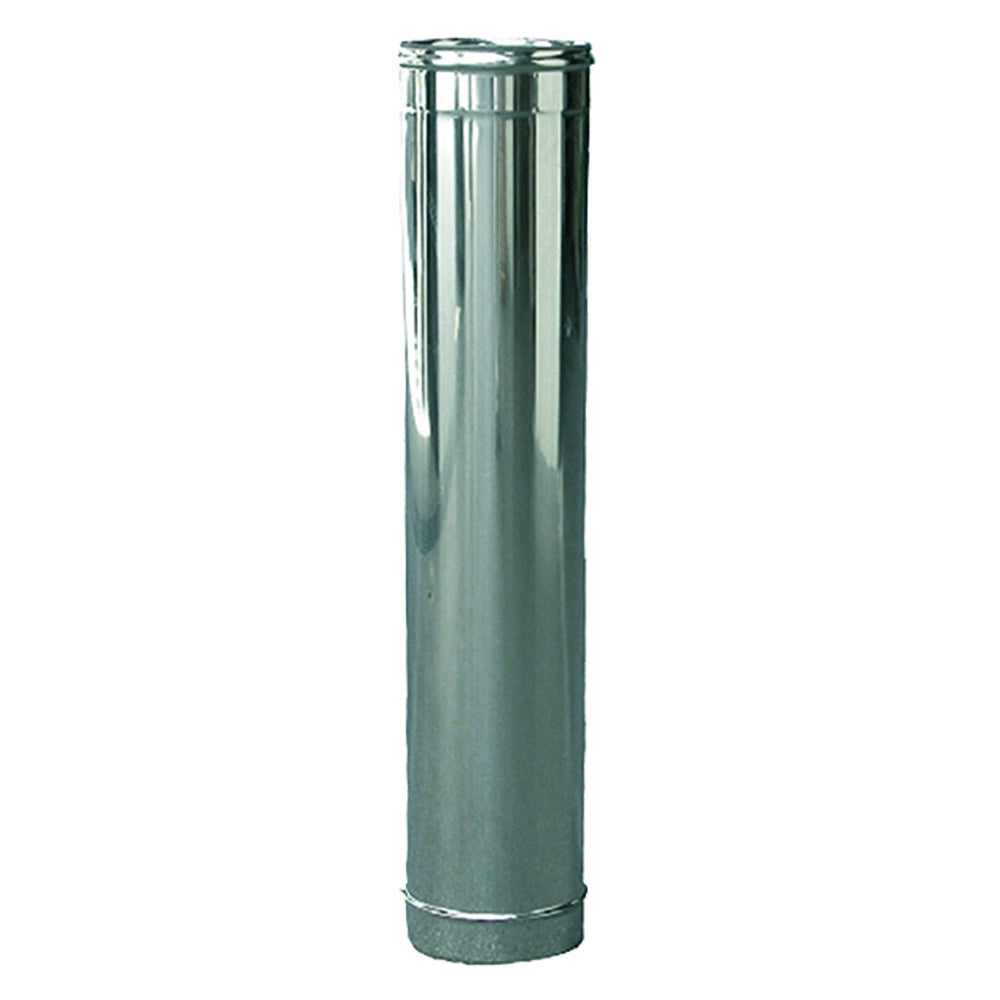 Tubo doppia parete 20x25 cm in acciaio inox
