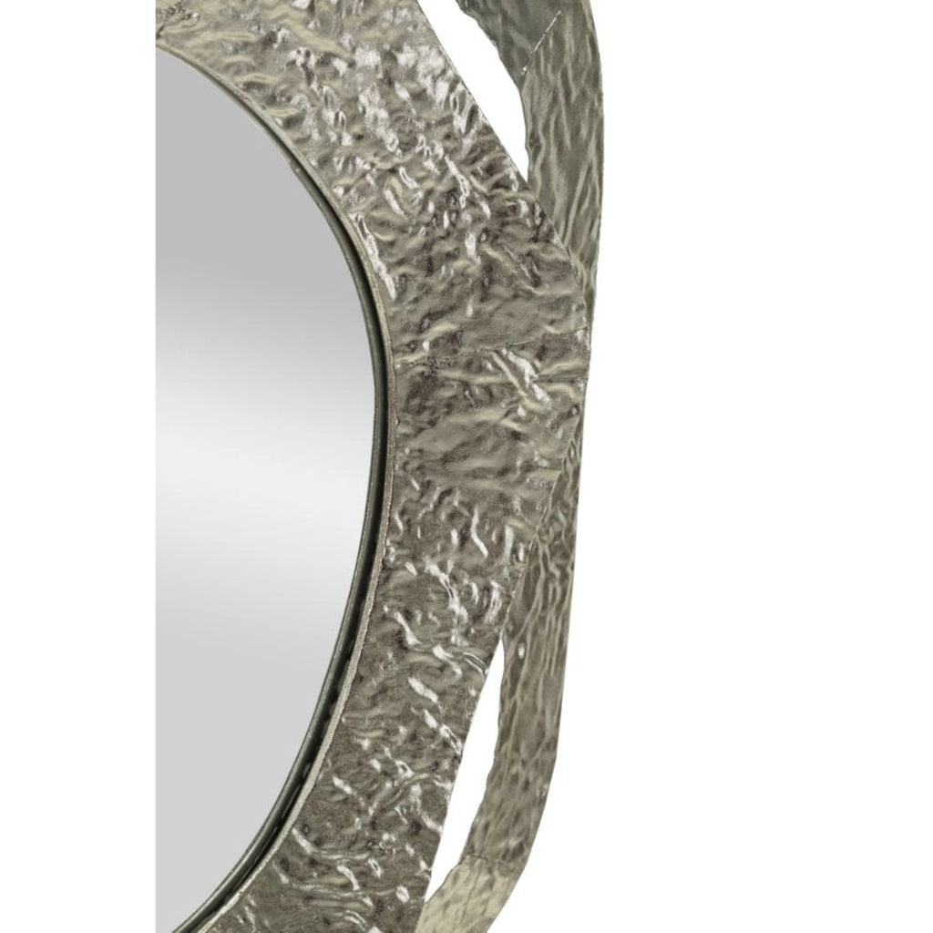 Specchio con Cornice VKH509, Argento, Metallo, 66x6x75 cm