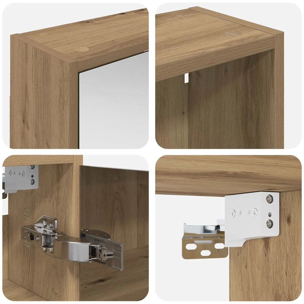 Set di Armadi da Bagno 3 pcs 116 x 16 x 62,5 cm 3403815