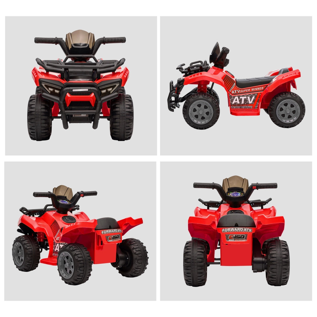 Quad Elettrico per Bambini ¨C Minimal ¨C Rosso 70x42x45 cm