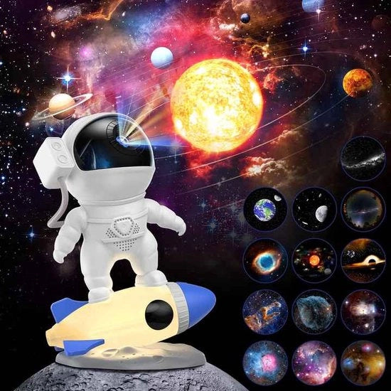 Proiettore Planetario Galaxy Sterrenhemel 13-in-1 - Sistema Solare - Luna - Nebulose - Con Telecomando