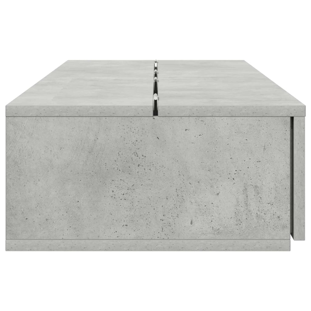 Scrivania studio Grigio Cemento 130 x 40 x 19,5 cm 8006679