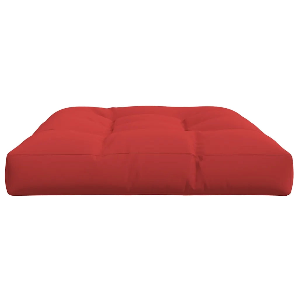 Cuscino per Pallet Rosso 120x80x12 cm in Tessuto 360519