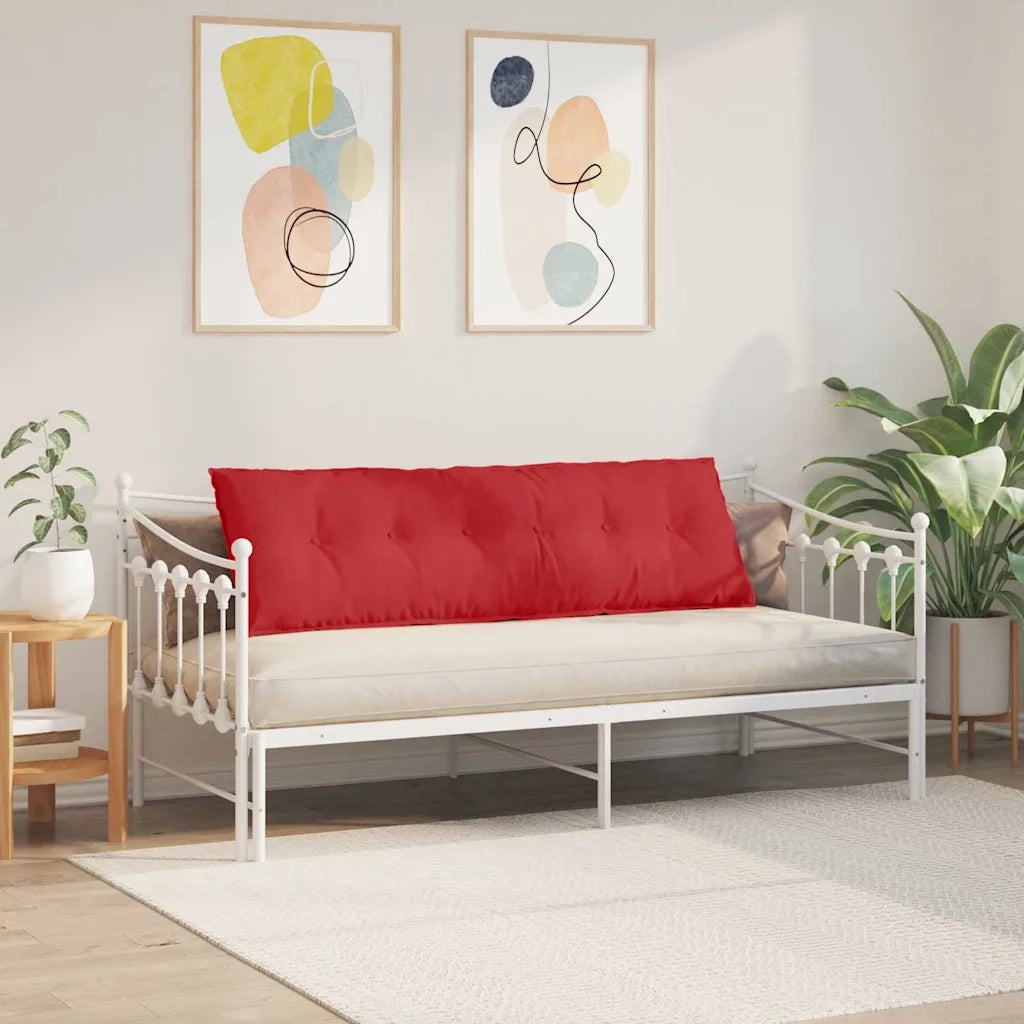 Cuscino per Schiena | Cuscino dorsale Rosso 160 x 19 x 50 cm Tessuto