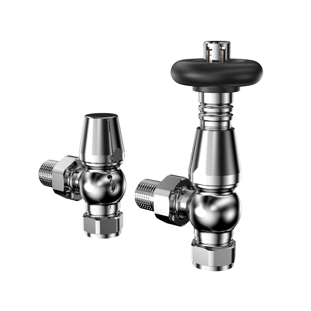 Radiatore Tradizionale 4 Colonne Orizzontale Riscaldamento Antracite & Valvole 600x1190 mm