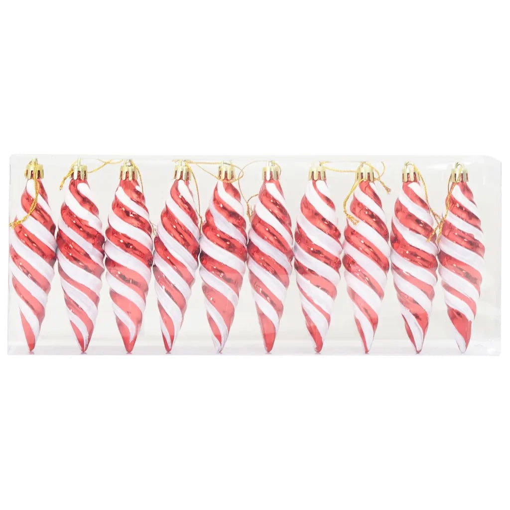 Palla a spirale di Natale 40 pcs Rosso Plastica 42018901