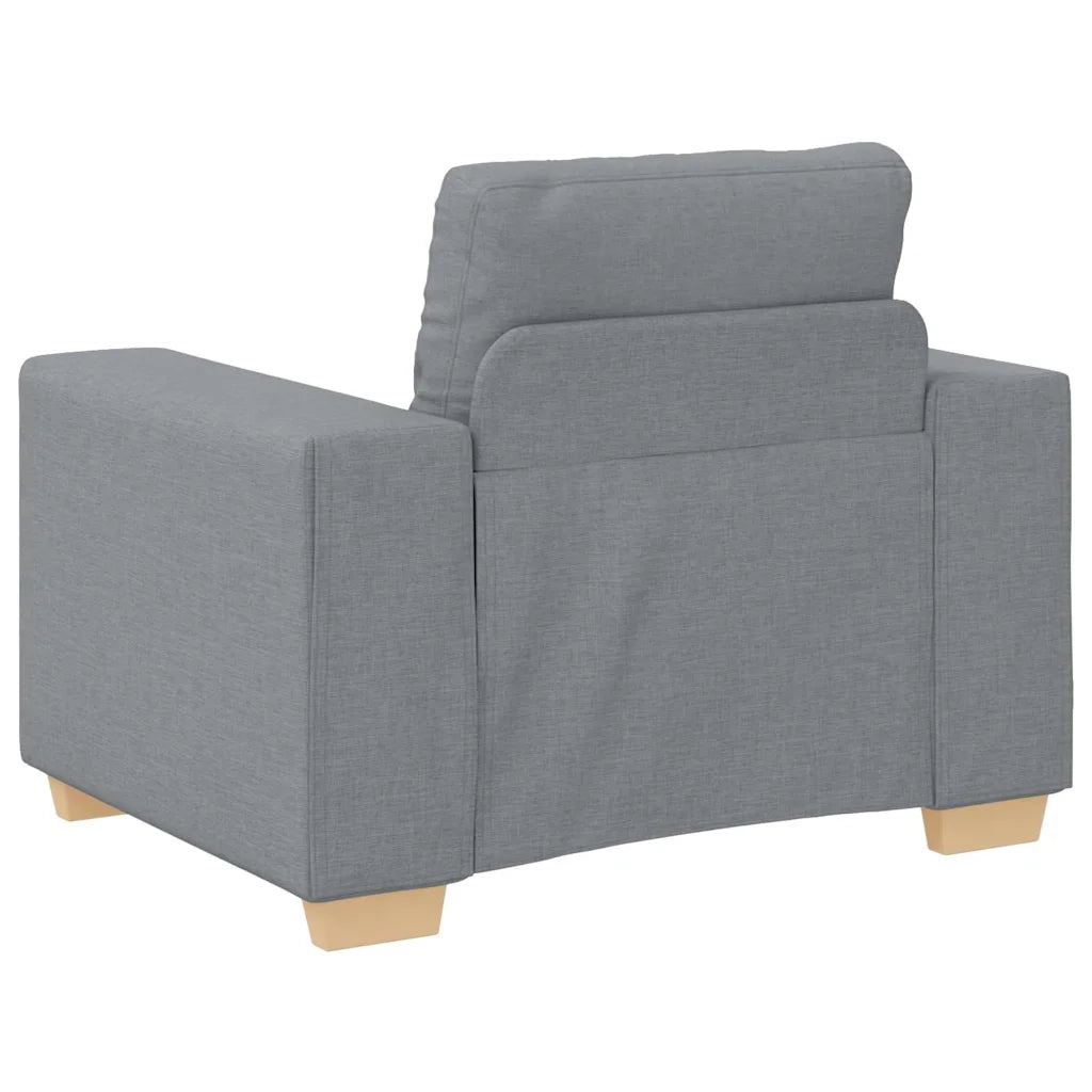 Set di divani con cuscino con cuscino Grigio Tessuto 3324628