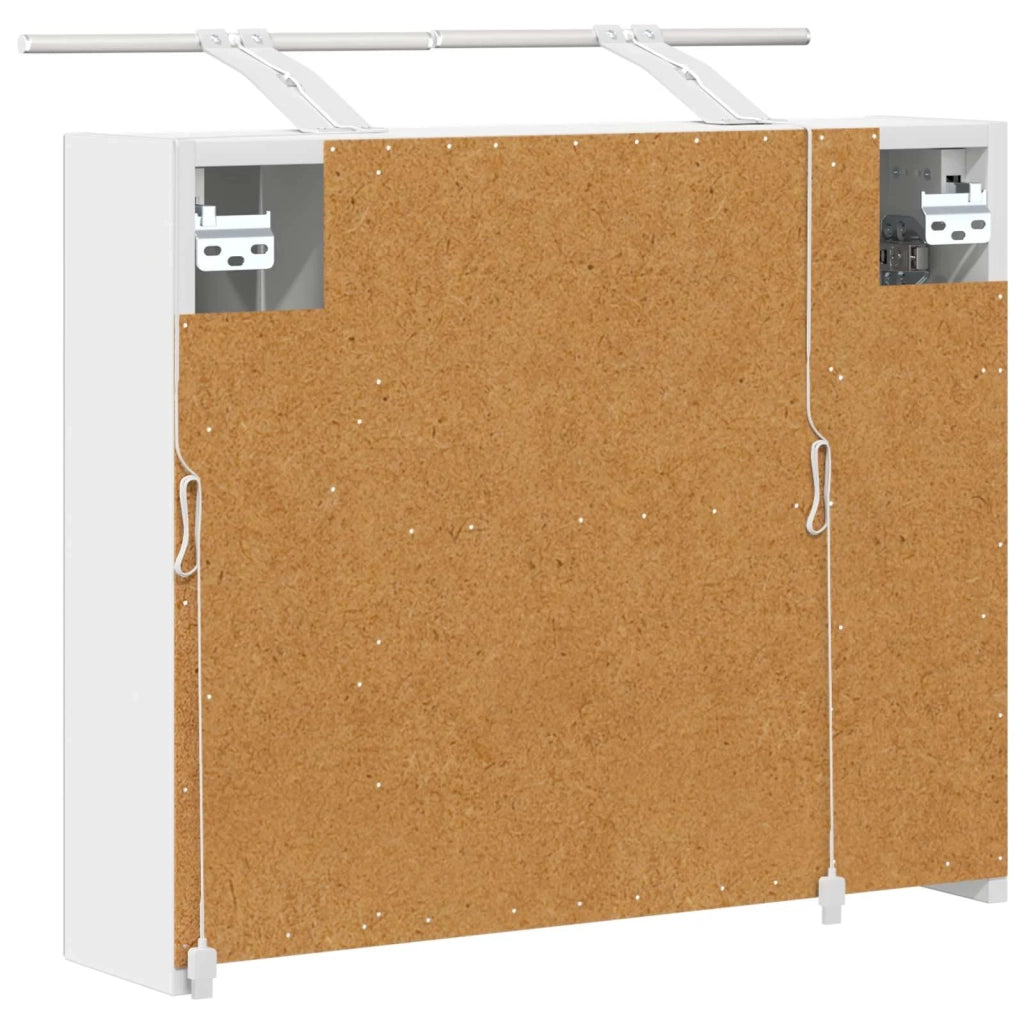 Mobiletto per specchio da bagno Bianco 60 x 14,5 x 50 cm 889079