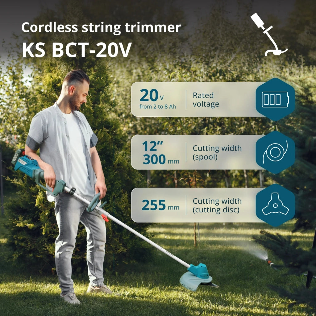 Kit Promozionale per Cura del Prato KS 33LM-BCT20V-SET