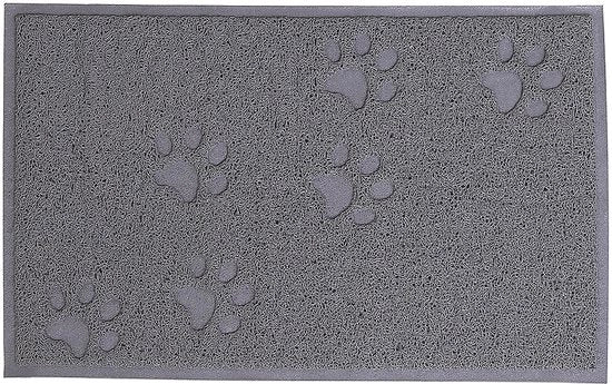 Mat di protezione per gatti in PVC, antiscivolo e facile da pulire, grigio 40x60 cm