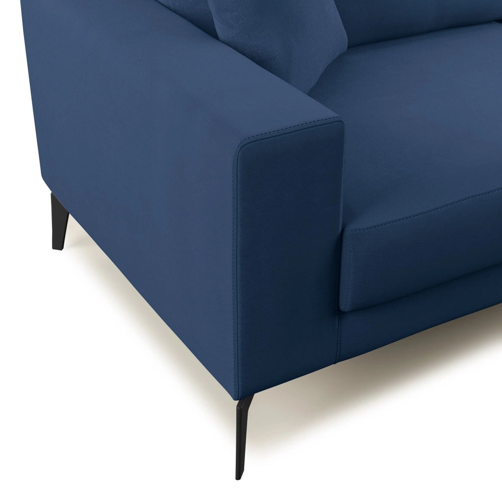 Prestige Divano design moderno T11 146 cm blu