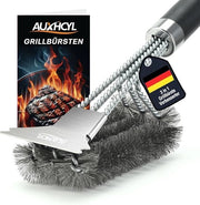 Spazzola per griglia 3-in-1 - Per griglie a gas e a carbone - 45 cm