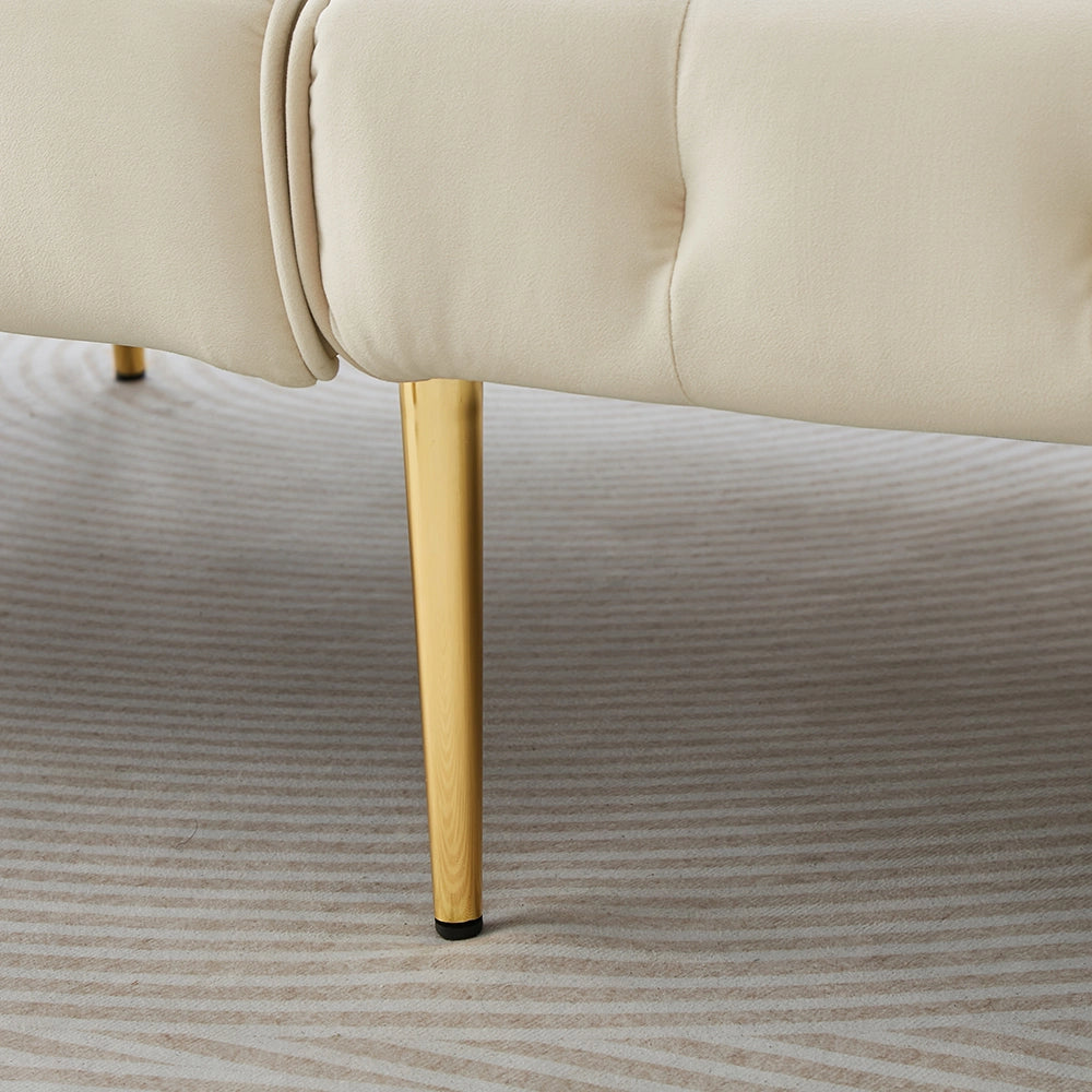 Divano letto 2 posti - Xylo - Regolabile in velluto 180x190 cm