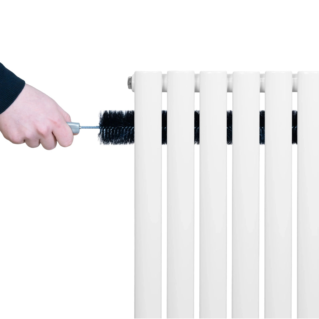 Radiatore Verticale Design Ovale Colonna Singola Bianco 1800x480 mm
