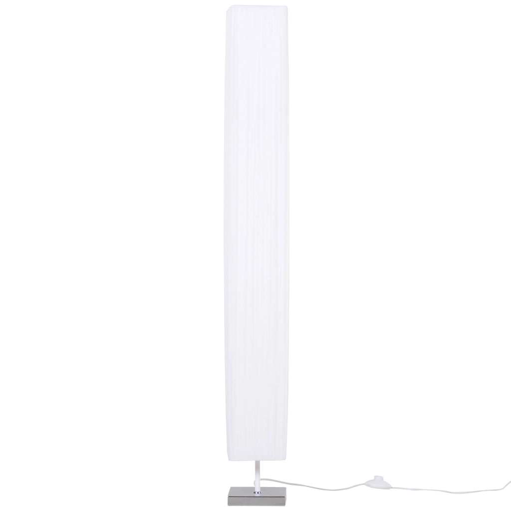 Lampada da Terra ¨C Minimal ¨C Bianco 14x14x120 cm