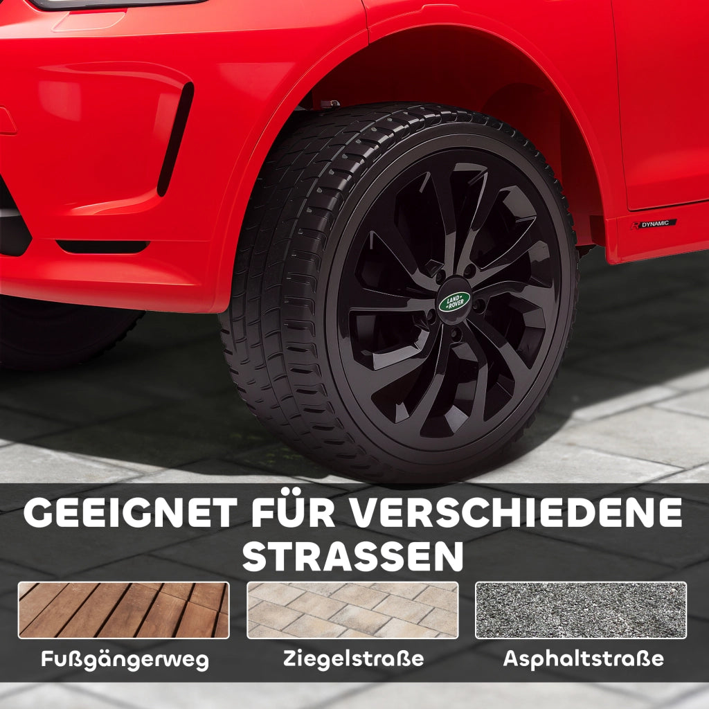 Auto elettrica per bambini con telecomando ¨C zephmum ¨C 12V, LED, rosso