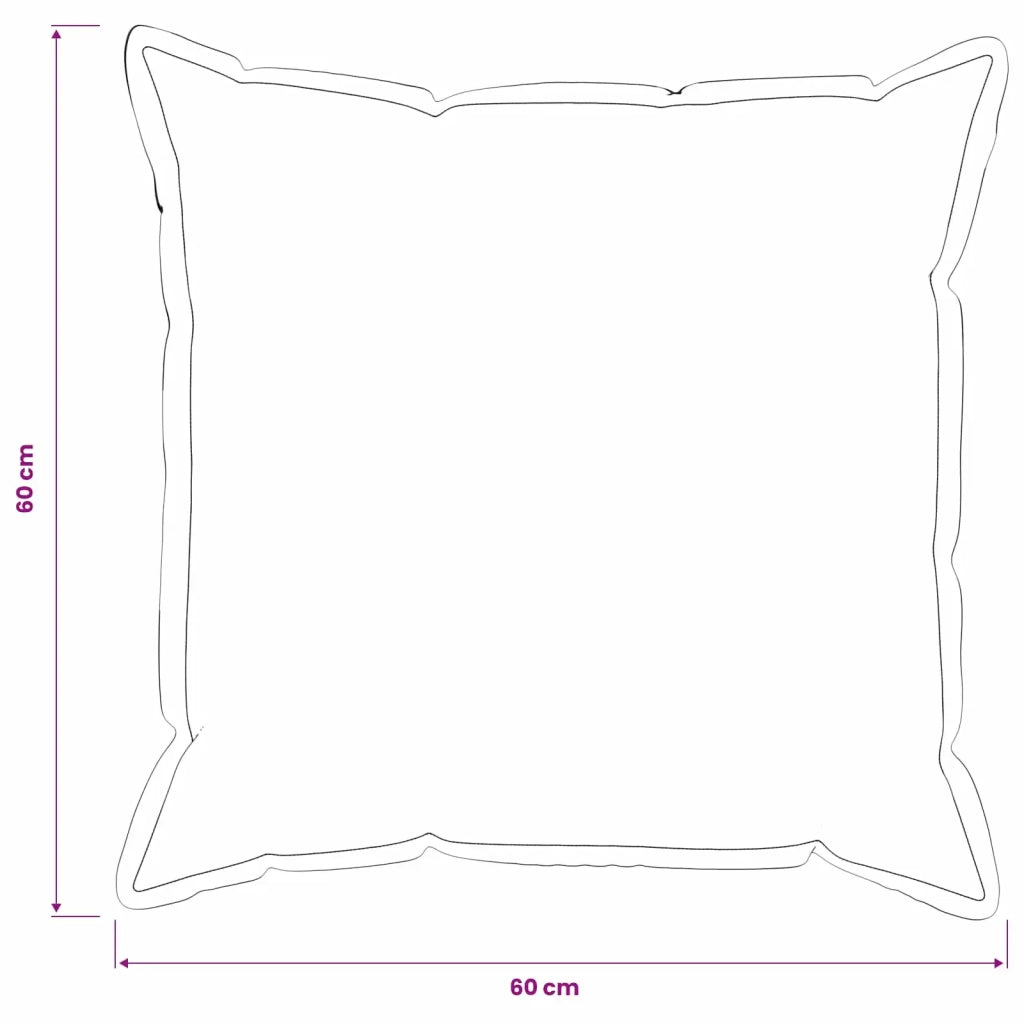 Federa 2 pcs HOUTEN Rosa 60 x 60 cm Bouclé 920749