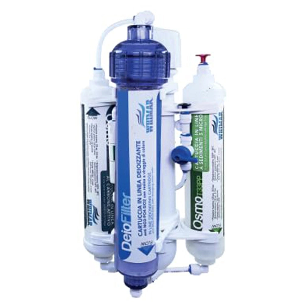 Whimar OsmoLine Deio Plus 50GPD 190 L/g - Impianto con membrana Pentair, lavaggio membrana e post-filtro deionizzante