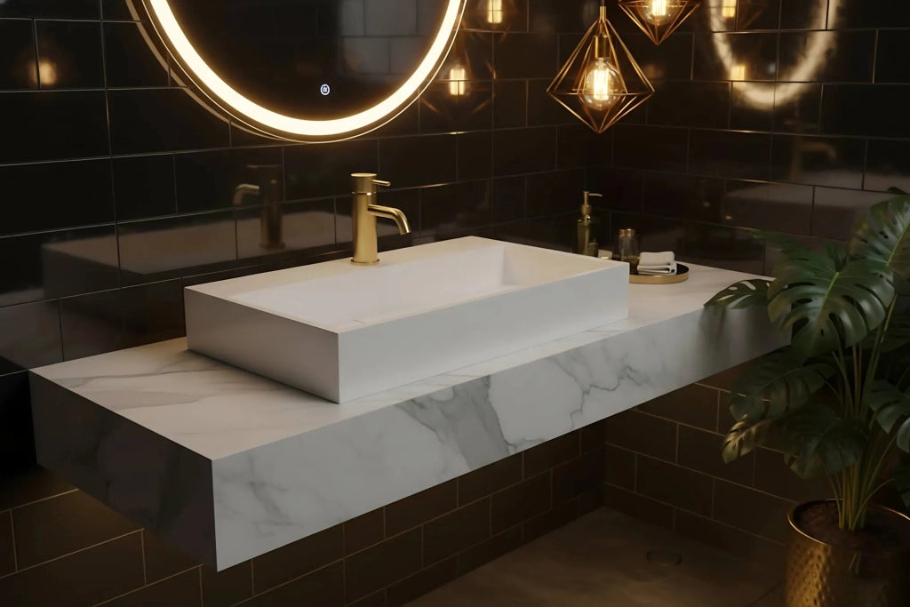 Lavabo In Conglomerato Goya 50cm