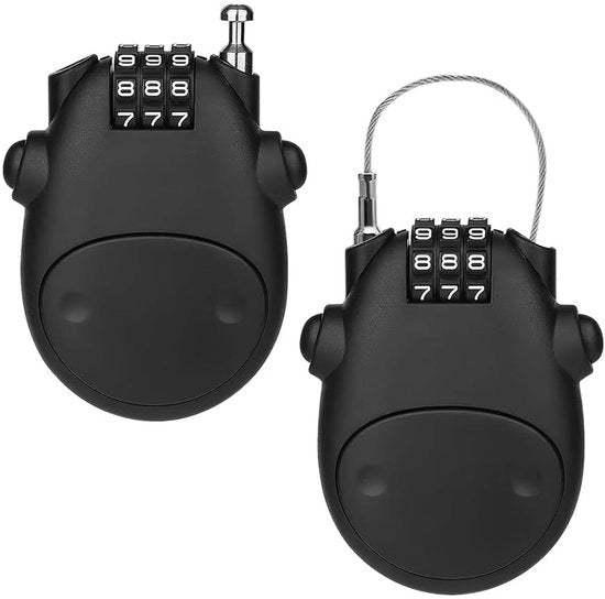 Set di combinazioni a 4 cifre compattibile - Flessibilità di lunghezza fino a 80 cm - Soluzione di sicurezza per biciclette - Slotlock 

Nota: Ho rimosso il nome del marchio "Dailygoods" e "Slotlock" per mantenere la richiesta.