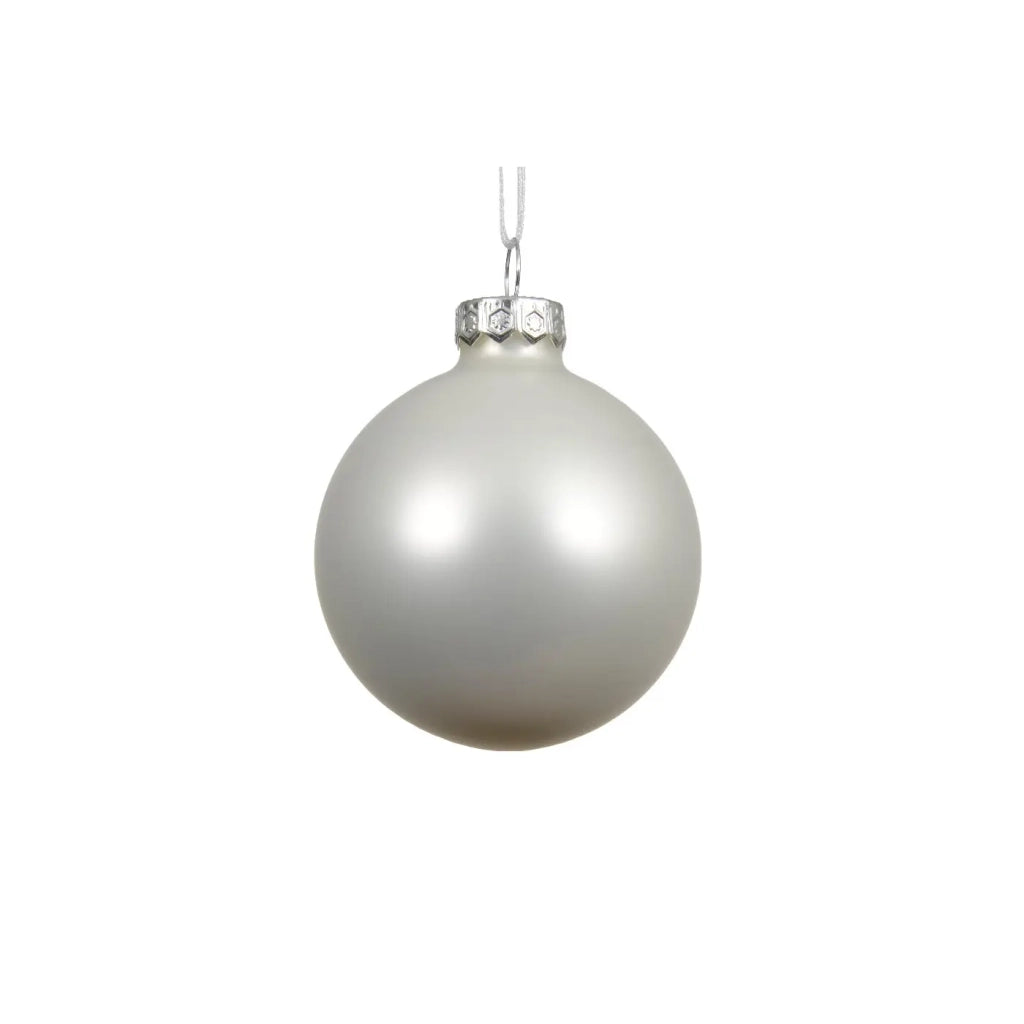 Pallina Vt opaco bianco neve d10cm