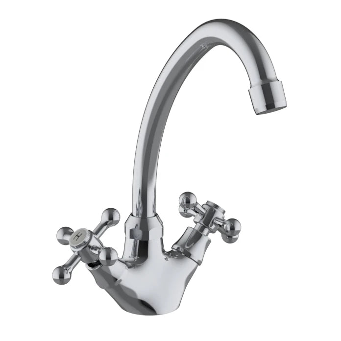 Monoforo lavello serie Etoile cromato