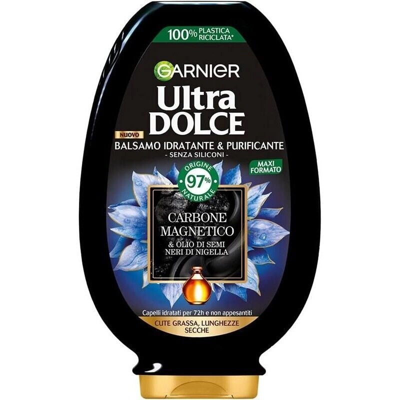 GARNIER BALSAMO ULTRA DOLCE DA 250ML CARBONE MAGNETICO PURIFICANTE