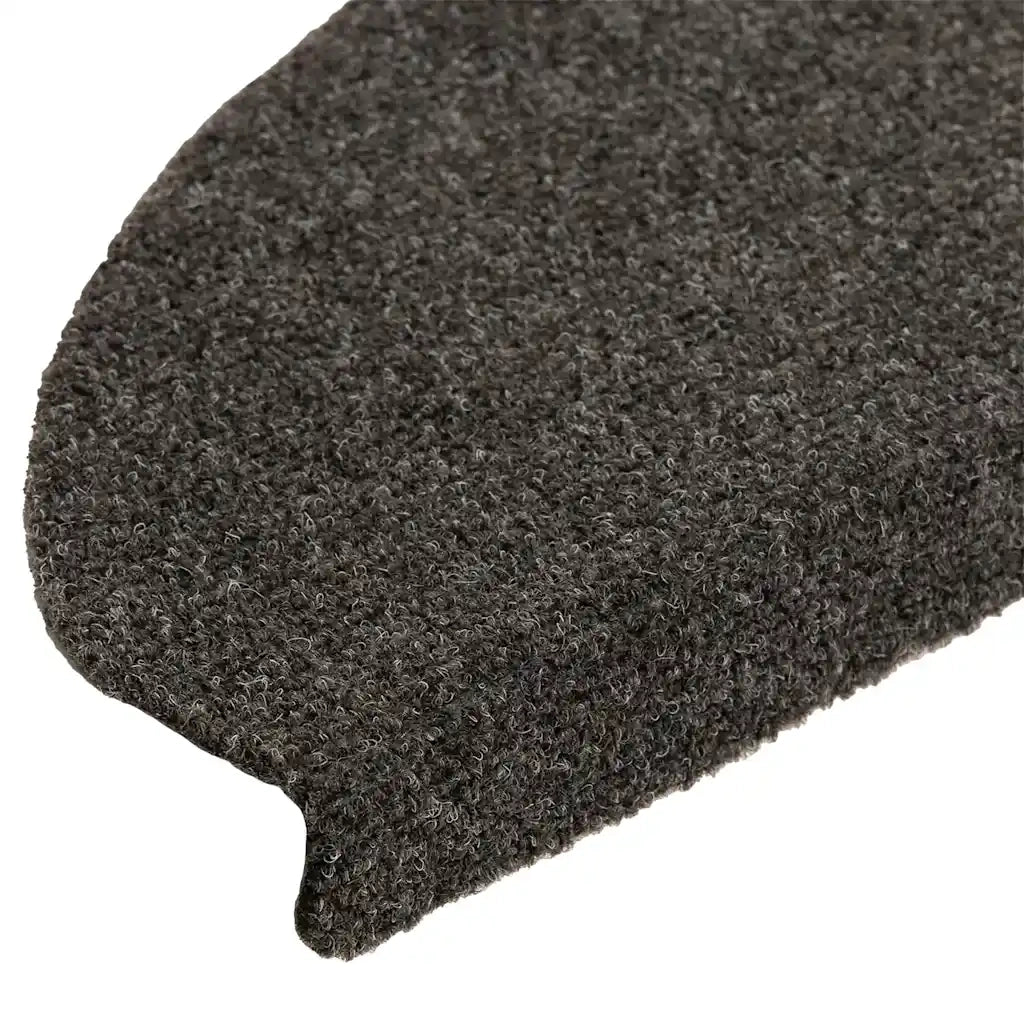 Tappetini per scale autoadesivi 30 pz 65x21x4 cm Antracite Semicircolari Grandi 3365663