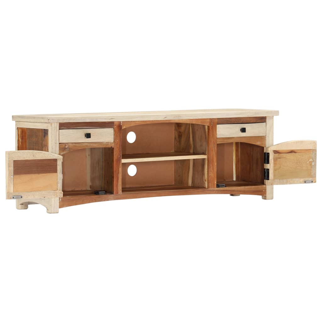 Mobile Porta TV-Mobile per TV-Credenza TV 120x30x40 cm in Legno Massello di Recupero 555474