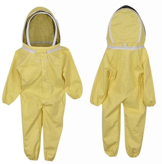 Imbottito per apiari per bambini - Protezione contro le punture di ape - Vestito per apiari completo - Ventilato - Dimensione L