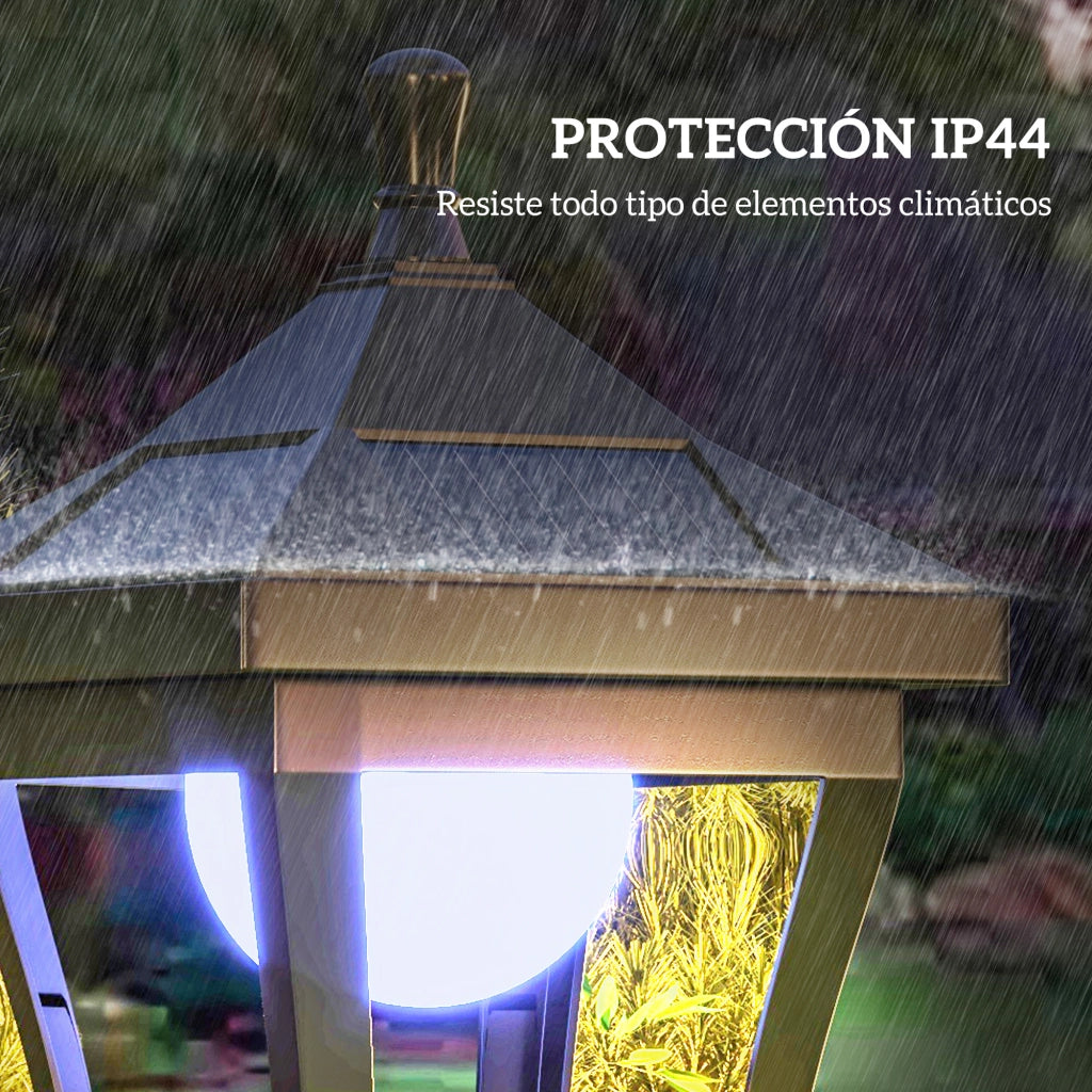 Farol Solar da Giardino ¨C Minimal ¨C ABS e Policarbonato 15x127 cm Nero